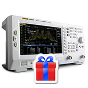 Подарки при покупке анализаторов спектра Rigol DSA800