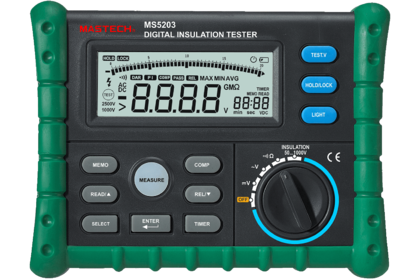 Измеритель сопротивления изоляции (мегаомметр) Mastech MS5203